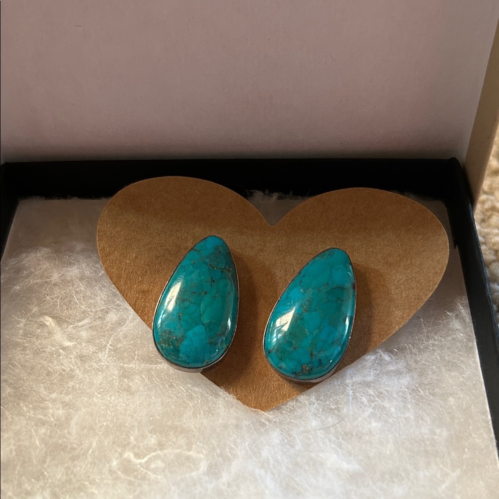 Turquoise Teardrop Earrings